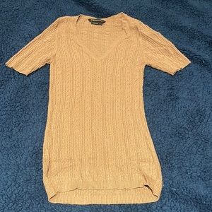 Short sleeved brown sweater from BCNG